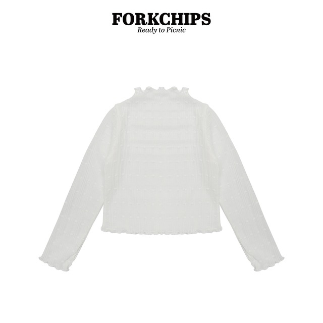 【取寄】fork chips｜veil layered tee｜ベールレイヤードT｜M-JXL｜kids&jr｜26 spring