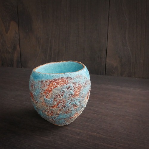 弥生小壺 no.18 wild turquoise