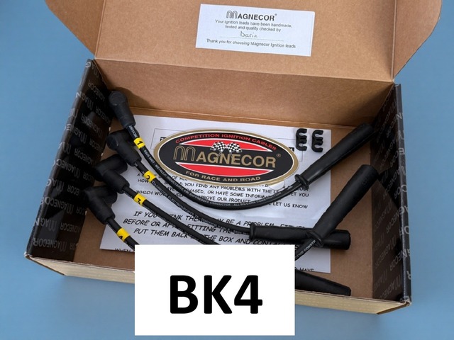 【 BK4 】ABR-MAGNECOR BK70 ハイパフォーマンス　純正スタイル・プラグコードSET 1997〜以降　【JAPAN-SPECカスタム】パーツNo :ABR-MA7097-BK4  ( ref. GHT289 GHT289L )