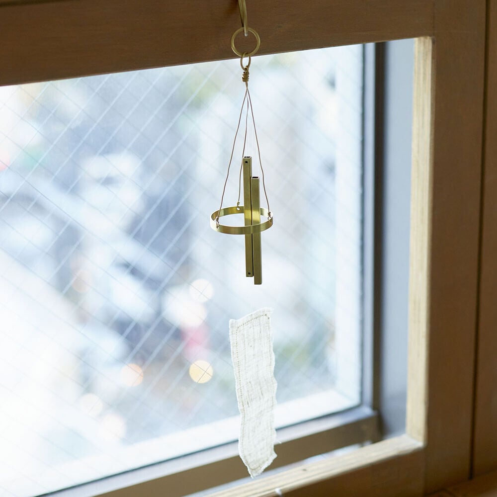 Brass wind bell