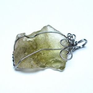 リビアングラス ペンダント 一点物 メール便可 [M便 1/20] 112-13564