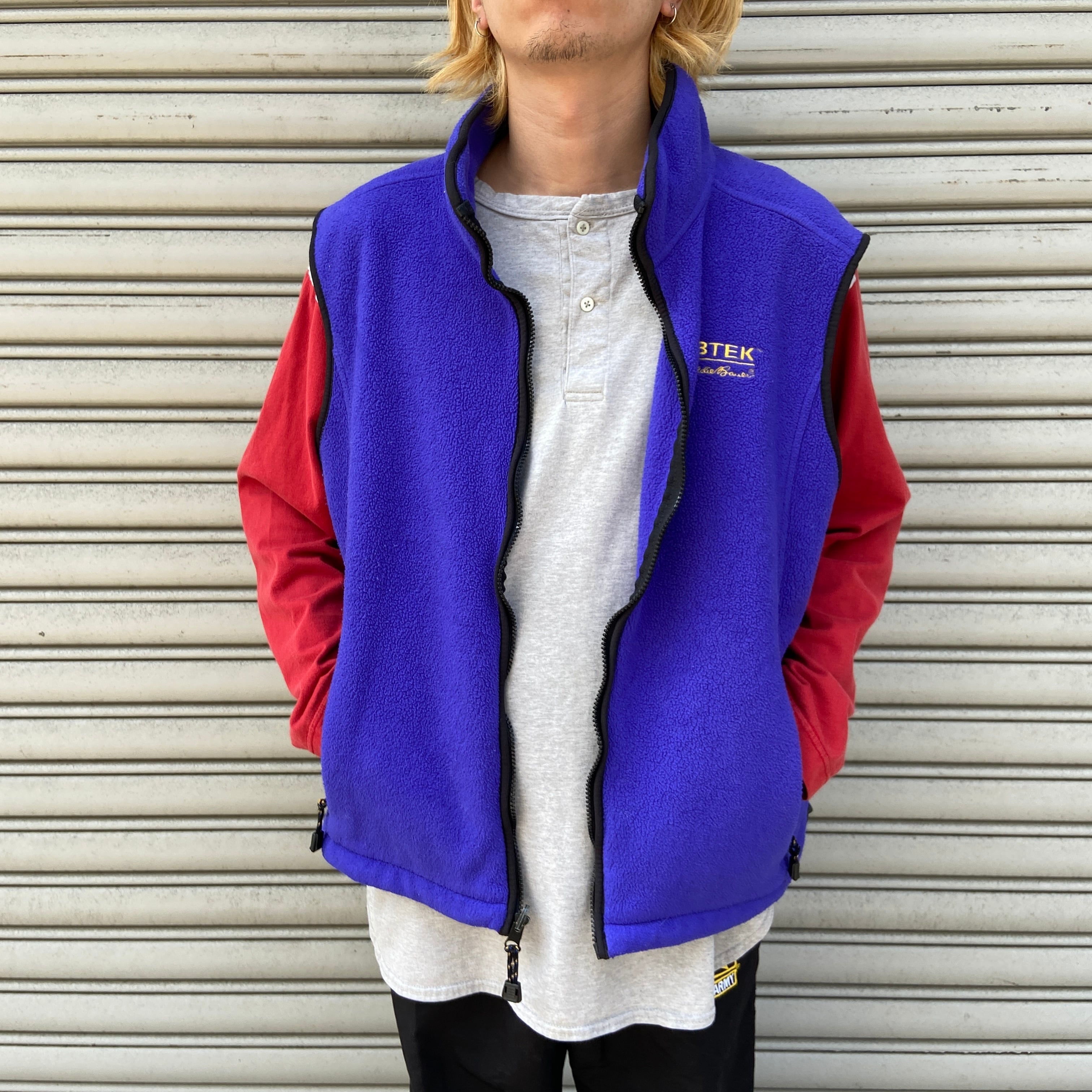 90's USA Eddie Bauer EBTEK フリースジャケット-