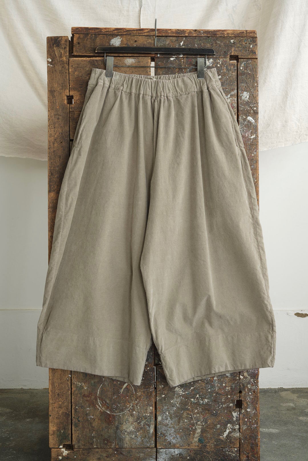 ALBUM DI FAMIGLIA - WIDE TROUSERS VELVET