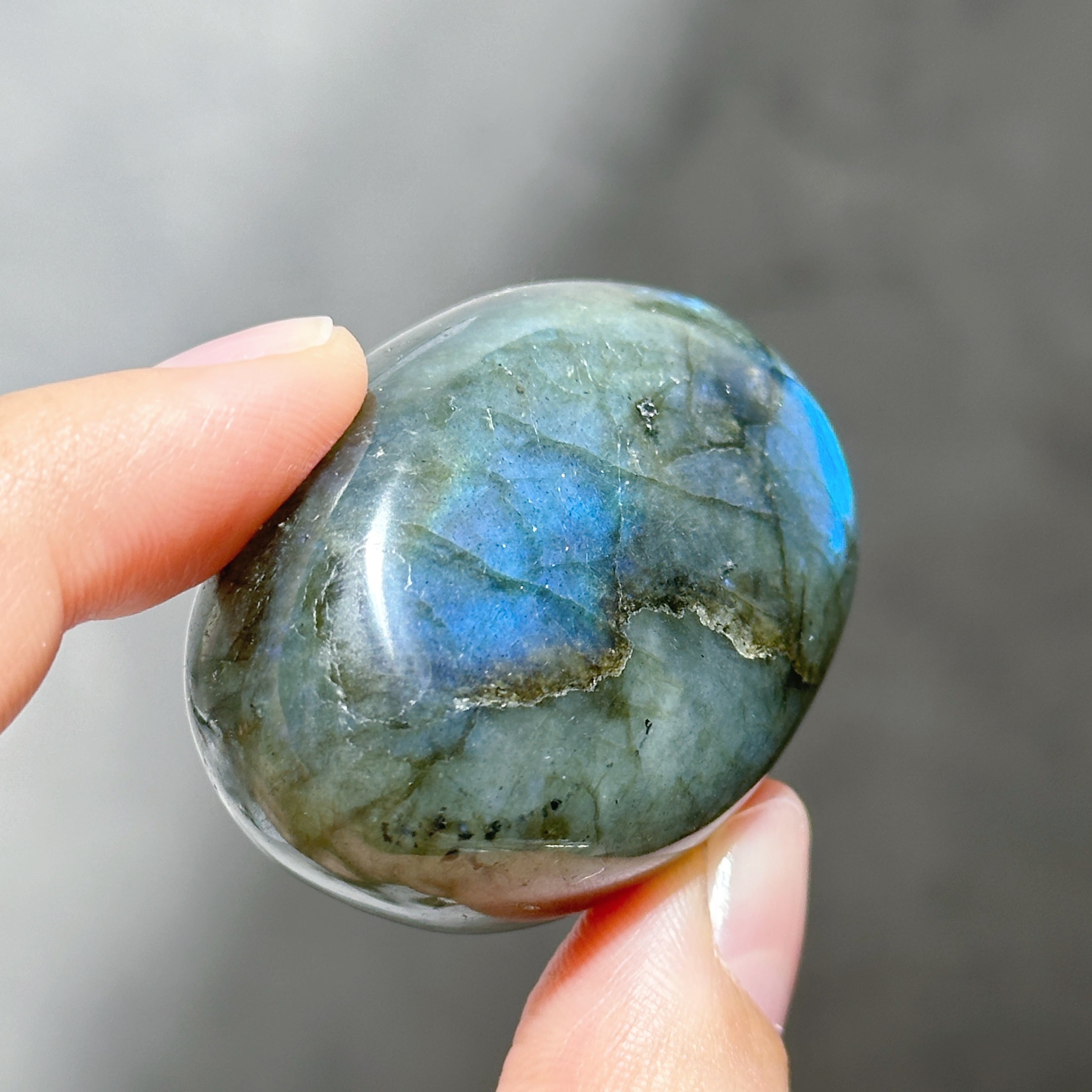 ラブラドライト パームストーン31◇ Labradorite palm stone ◇天然石