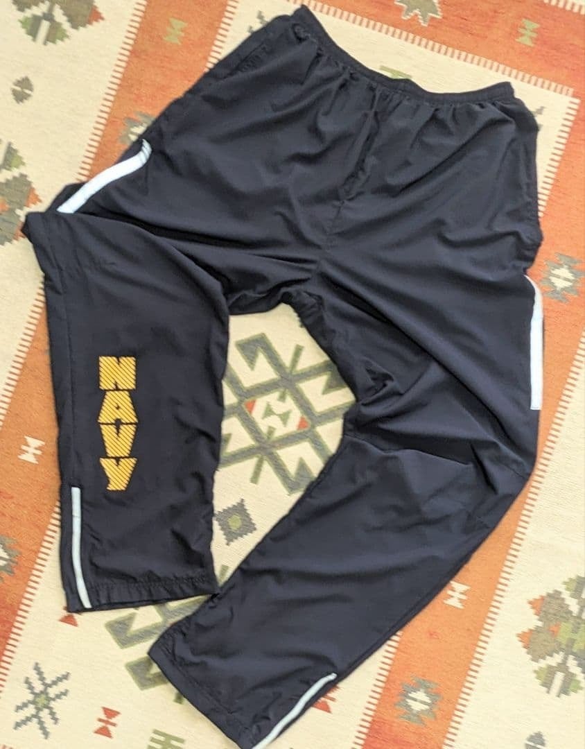 【美品】アメリカ軍 IPFU ナイロン トレーニングパンツ ブラック L/R 米軍実物 IPFU トレーニングパンツ ナイロン ブラック L/R 2XL相当
