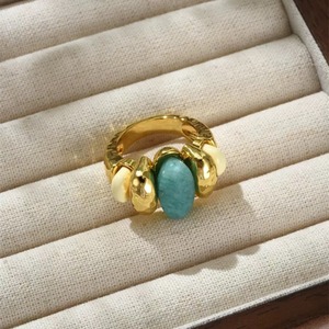 ターコイズアマゾナイトリング 40878