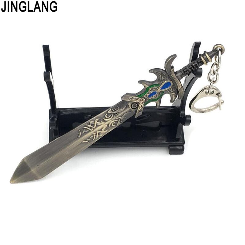Jinglangファッションロブスタークラスプメタルキーリングブラブラ