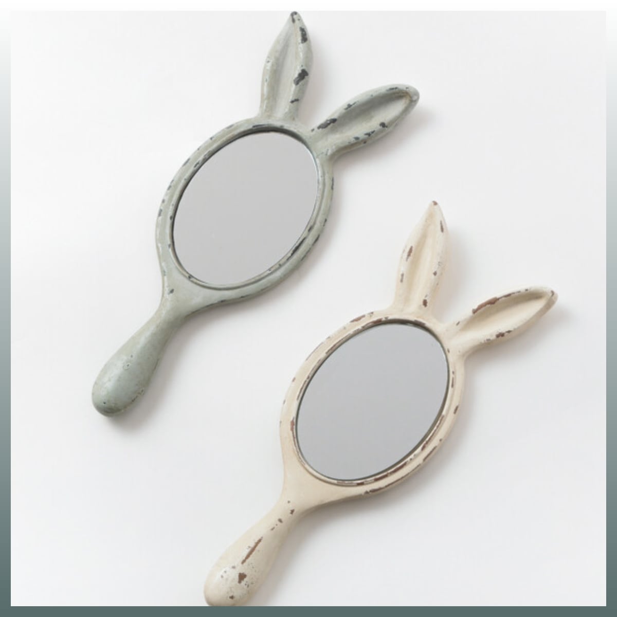 アンティーク調 うさぎミラー | うさぎセレクトショップ森音