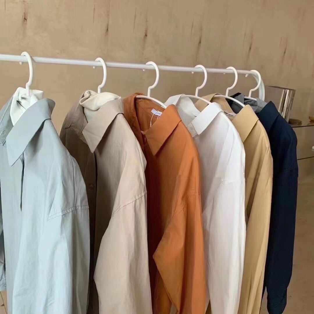 カラーシャツワンピース　AJ2205-D15