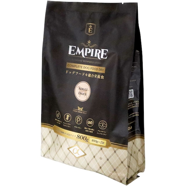 【在庫限り】消費期限2024/7/26 エンパイア アダルトデイリー 小粒　300g　EMPIRE ADULT DAILY  Complete Dog Dry Food