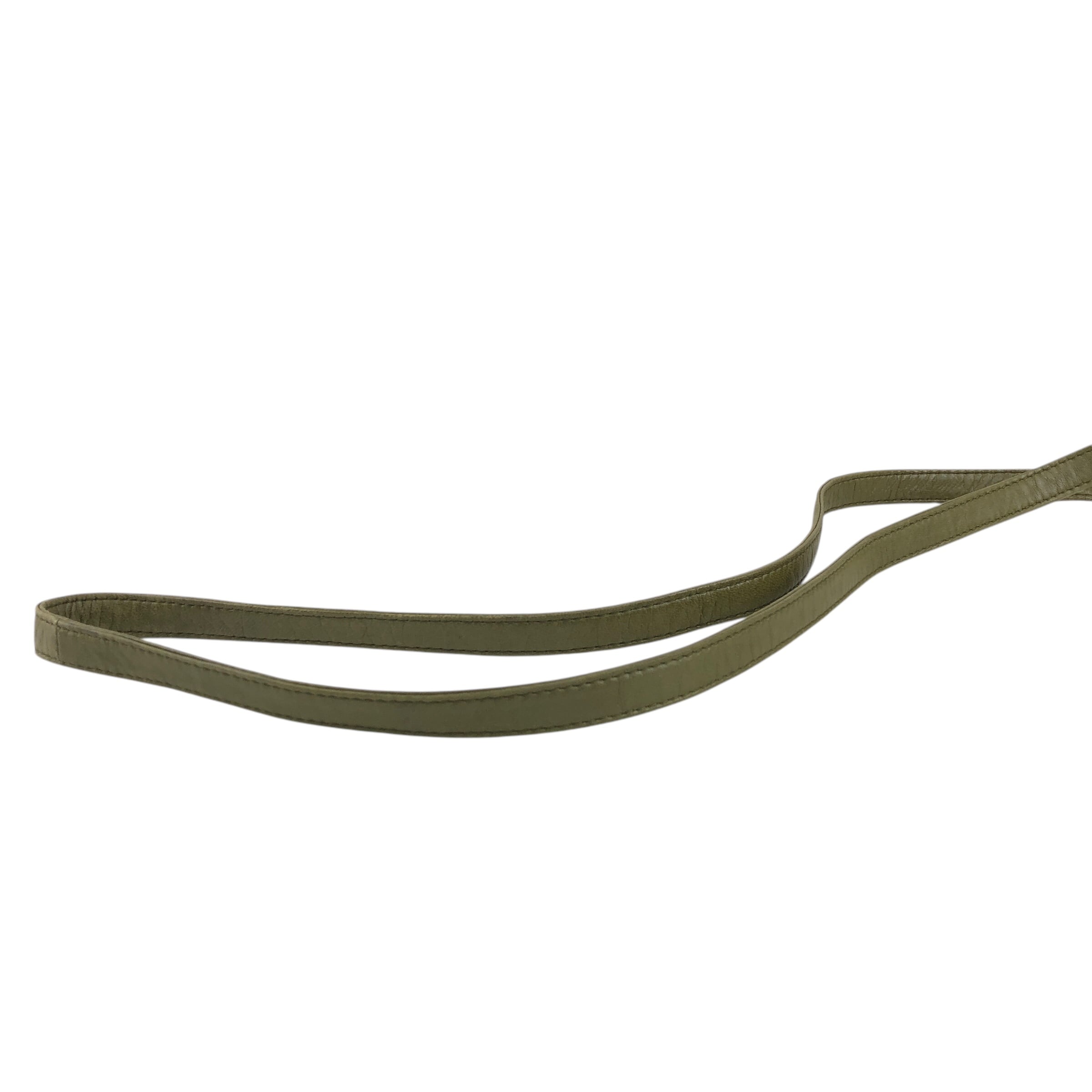 LOEWE ロエベ ショルダーバッグ カーキ アナグラム ナッパレザー