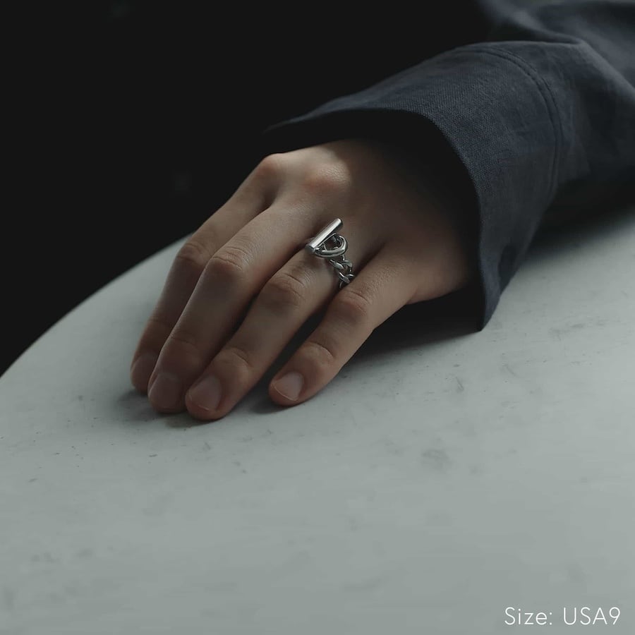 OT ring (silver) #r52 | garcia