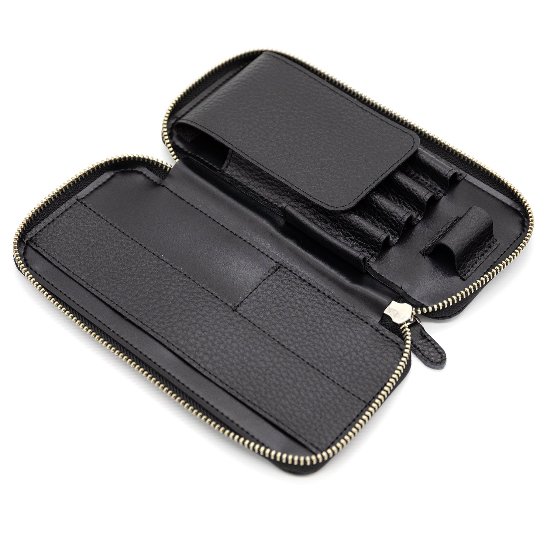 レザーラウンドジップペンケース エッセンシャル ADRIA | Luddite ラダイト