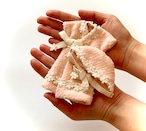 天使赤ちゃんの服SSサイズ(体重20ー150g)ピンク・タオル地・花レース