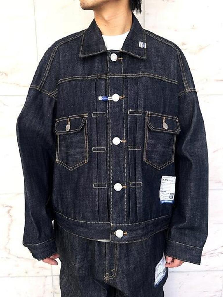 90s EURO Levi's 70503 先染め ブラックデニムジャケット チュニジア製