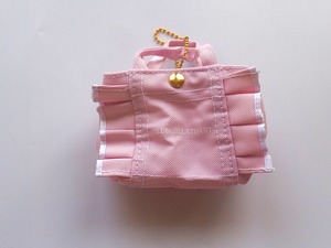 JILLbyJILL STUART ミニフリルトートバッグキーホルダー2③C.ピンク