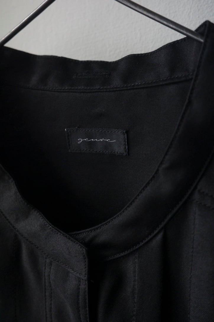 genre ジャンル / TUCK BLOUSE (BLACK ) | genre genre ジャンル / TUCK BLOUSE (BLACK ) | genre