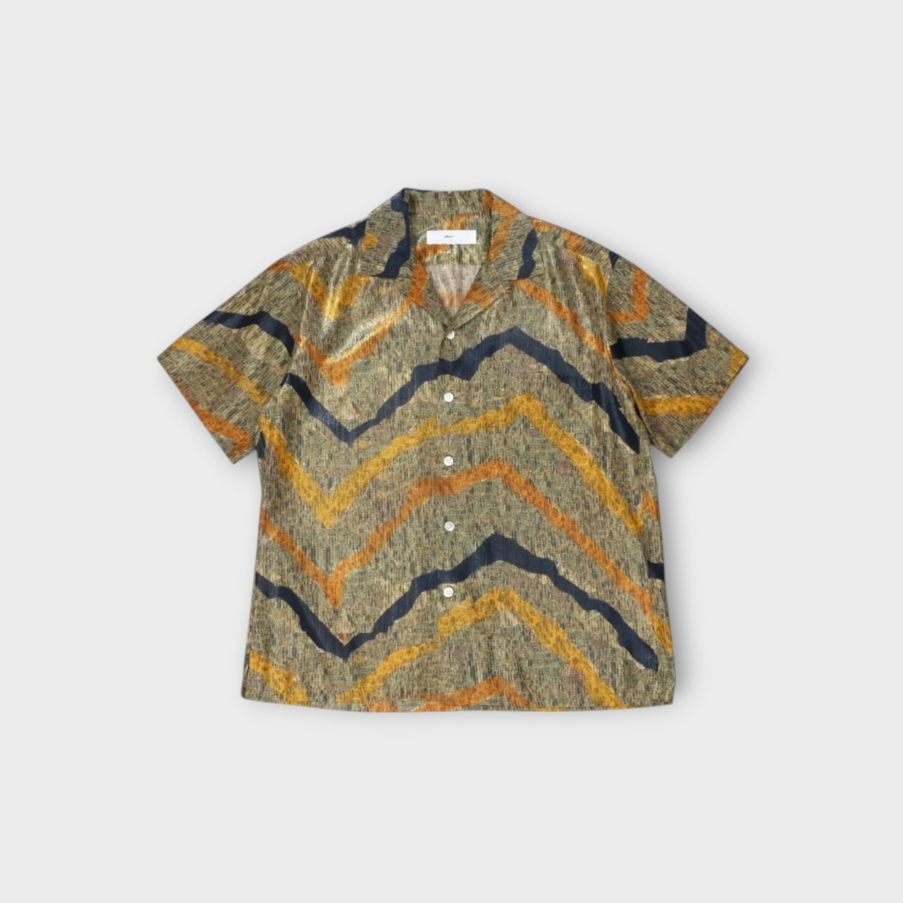 TOGA VIRILIS【Lame print shirt】
