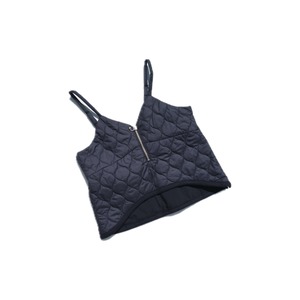 【Fumiku】Curve Quilt Bustier (Ink Black)