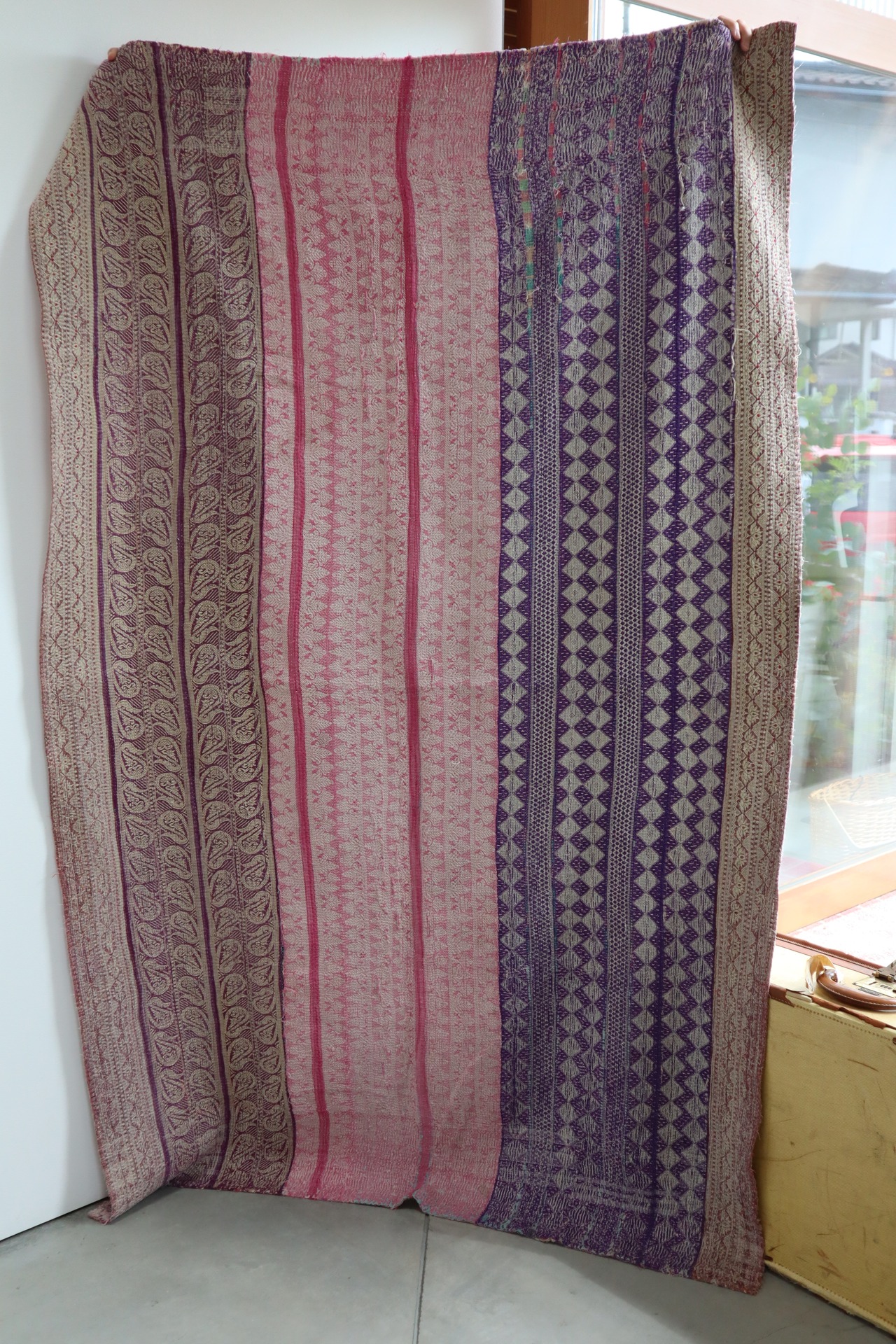 ORIENTAL KANTHA ヴィンテージ カンタキルト ラリーキルト マルチ 