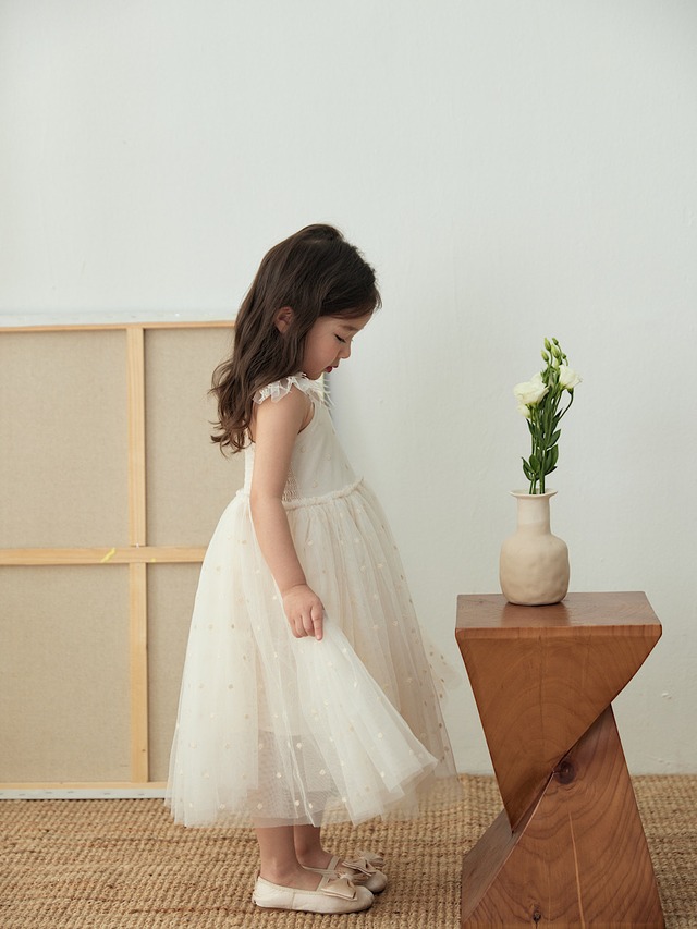 【即納】チュールたっぷりふんわりone-piece♡
