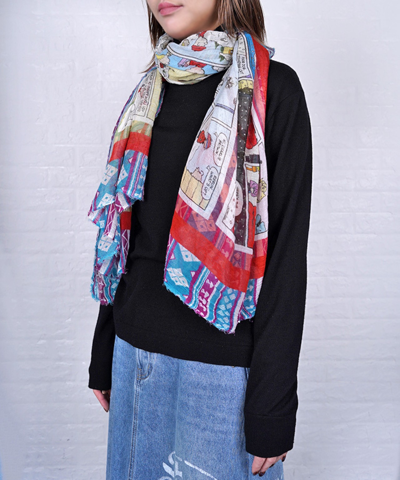 【 813 Ottotredici 】SNOOPYストール TYPE-A　AG-251301LS