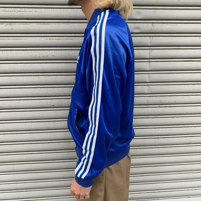 70s USA製 adidas ATPトラックジャケット ジャージ M 青
