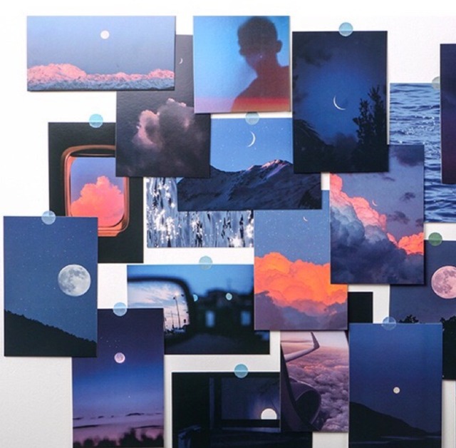 エモい 深夜 景色 アソート インテリア ポストカード セット 中国 海外 文具 雑貨 Wanderlust Club 海外 雑貨 文具 クリエーターグッズセレクトショップ