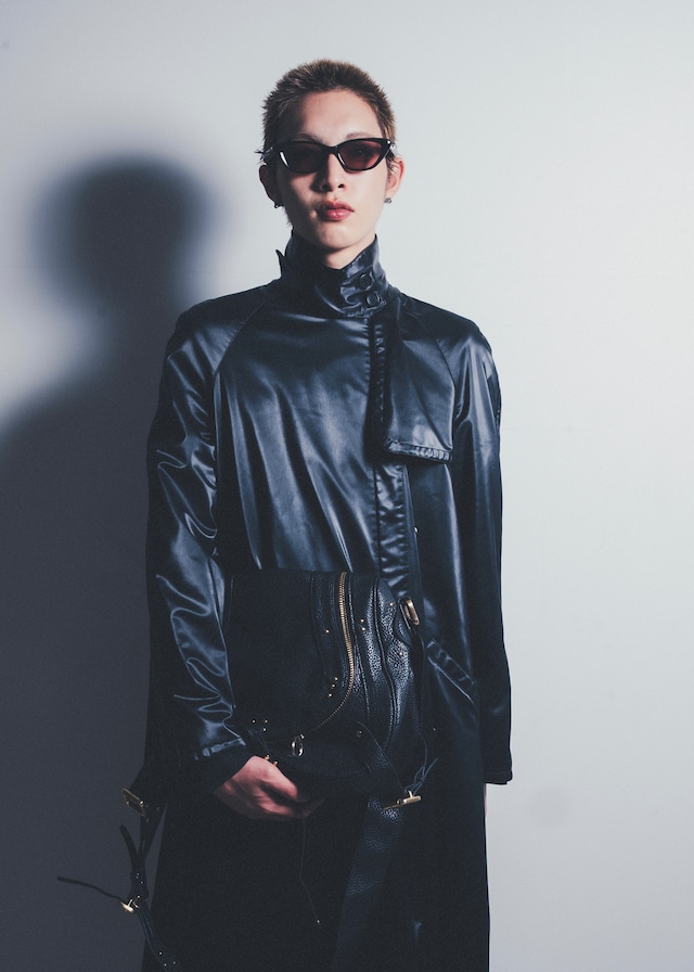 "ARMANI COLLEZIONI" coating design super maxi trench coat "made in ITALY"