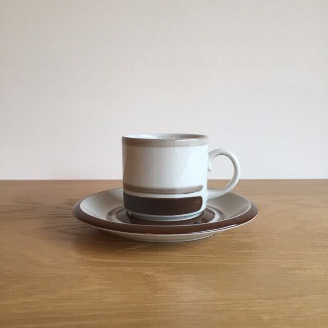北欧ヴィンテージ雑貨】ARABIA Pirtti cup&saucer 【B】 アラビア