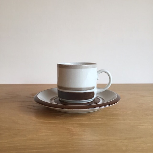 【北欧ヴィンテージ雑貨】ARABIA Pirtti cup&saucer 【A】　アラビア ピルティ 【A】