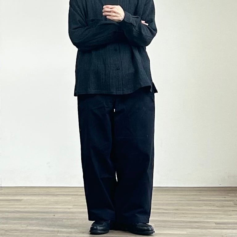 STILL BY HAND】PEACH SKIN WIDE TROUSERS スティルバイハンド ピーチ