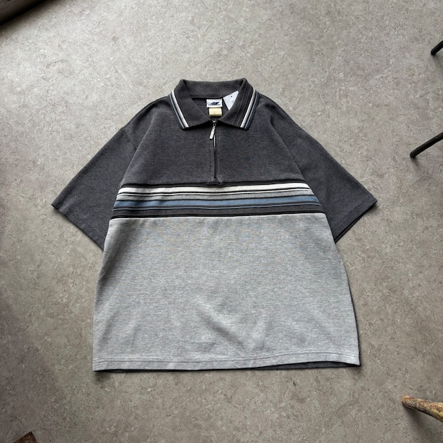 ~00s Wooden Dog half zip S/S knit polo shirt【仙台店】
