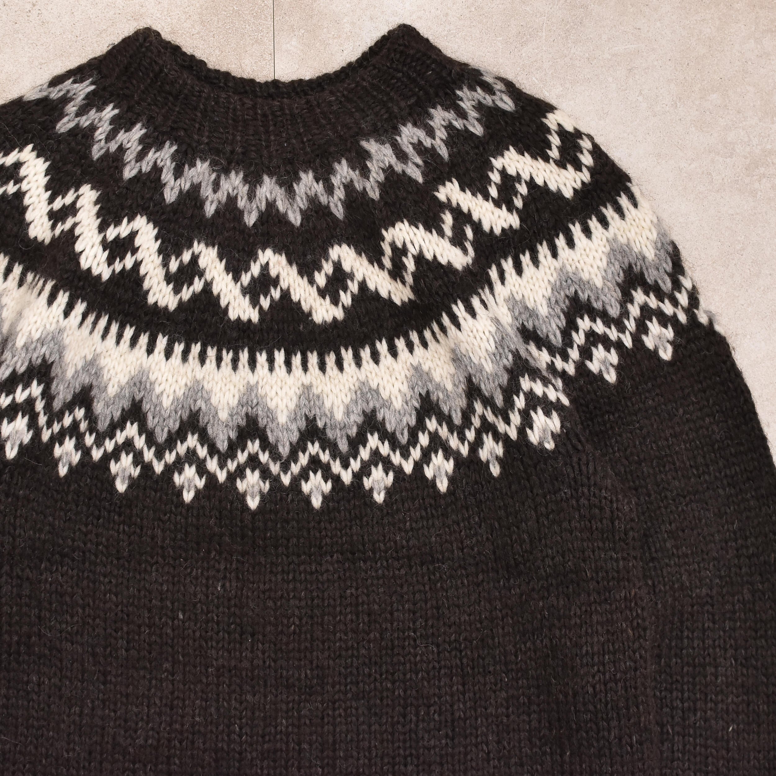 Nordic pattern lopi sweater | 古着屋 grin days memory 【公式】古着