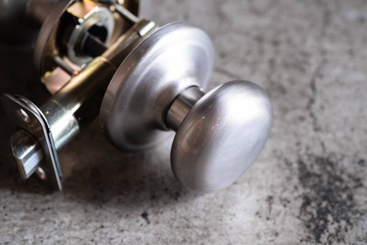 ドアノブ Amerdeco つや消しゴールドドアノブ プライバシー インテリア ドアノブ