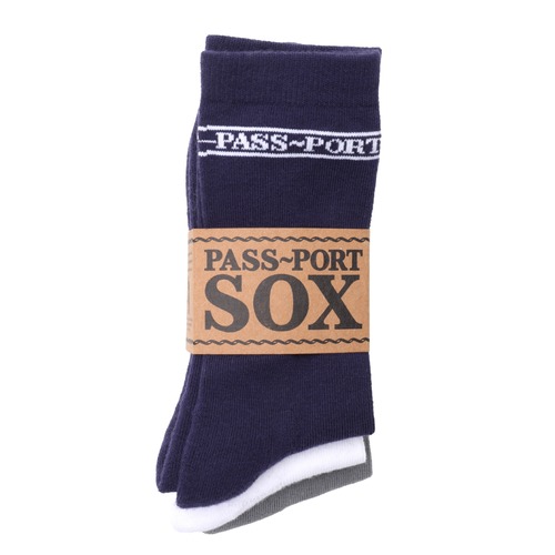 PASS PORT / HI SOX 3 PACK