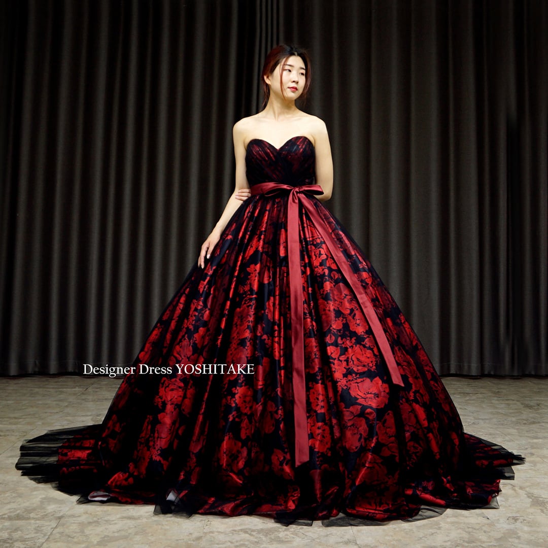 ロングカラードレス ステージドレス