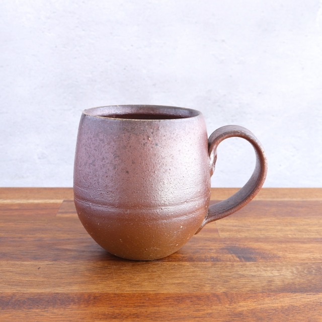 備前焼　マグカップ（丸）