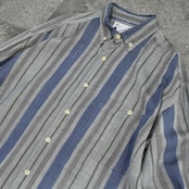 goouch silk linen multi stripe shirt