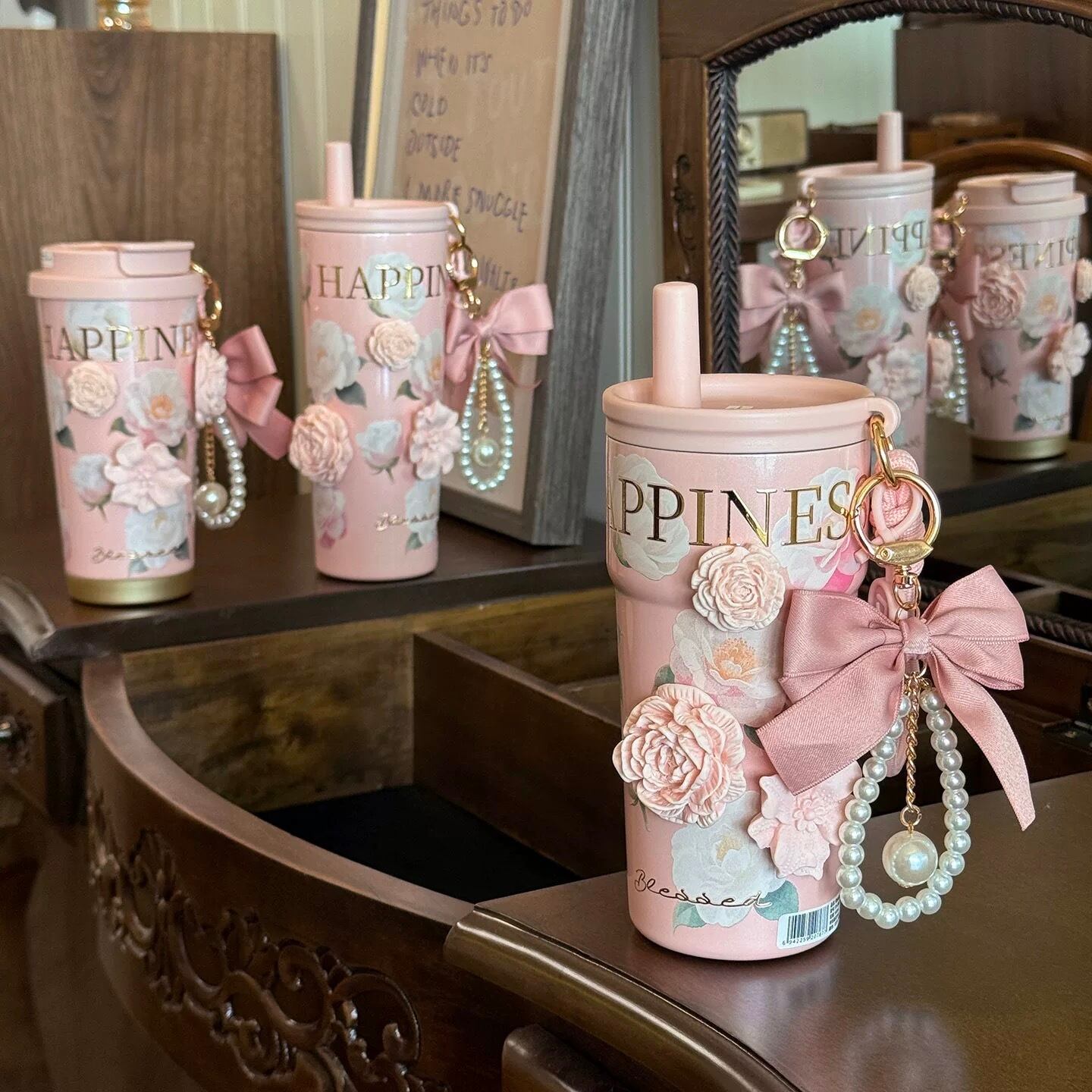 3type♡プリンセスフラワータンブラー/コーヒーカップ