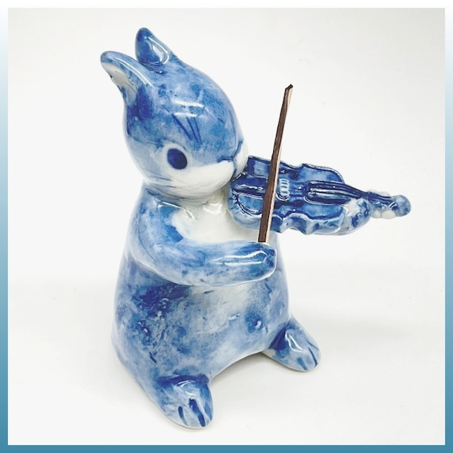 【再入荷♪】ぶき工房 バイオリンを弾くうさぎ