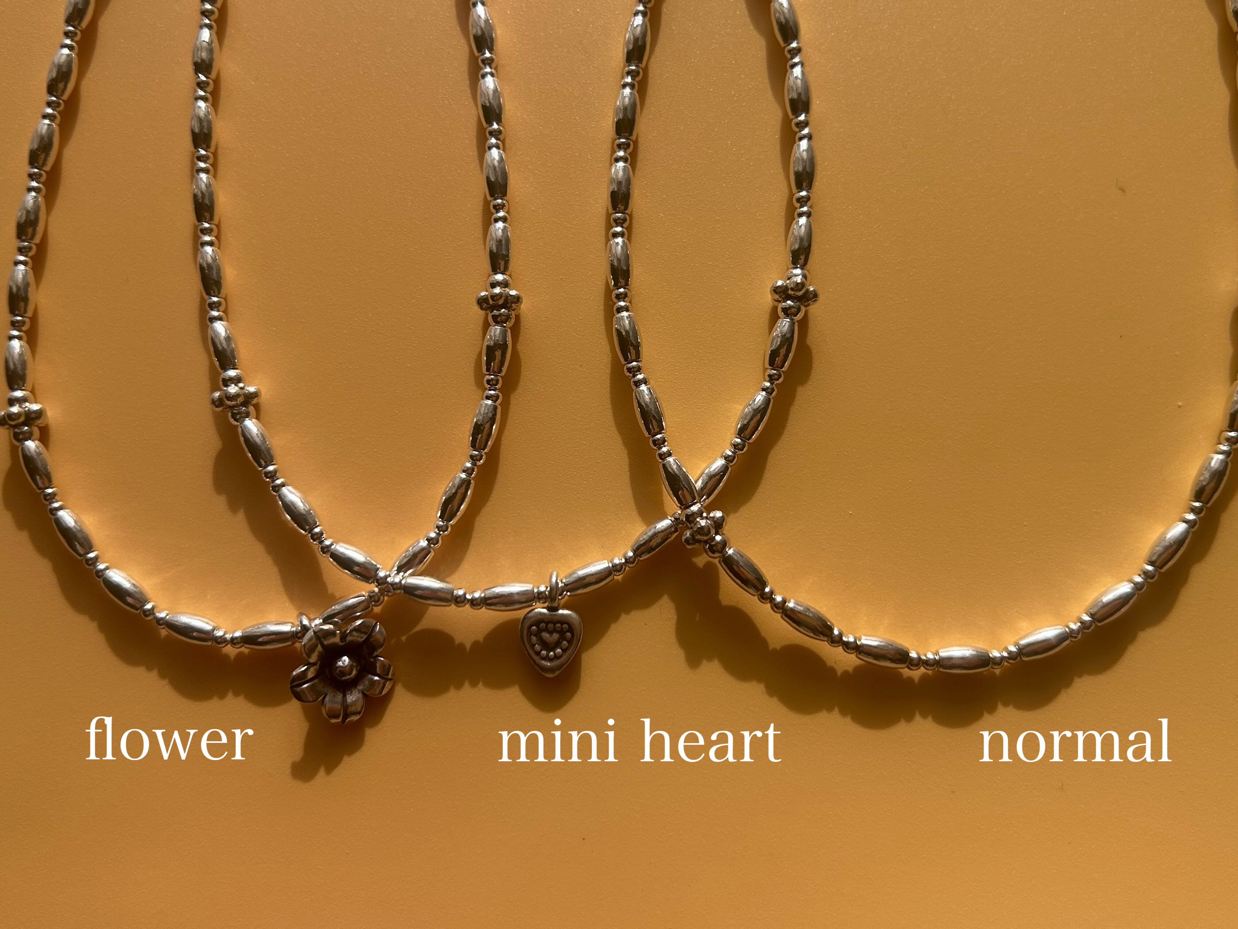 9/25(金) 22:00〜再販】#64 handmade beads necklace silver925