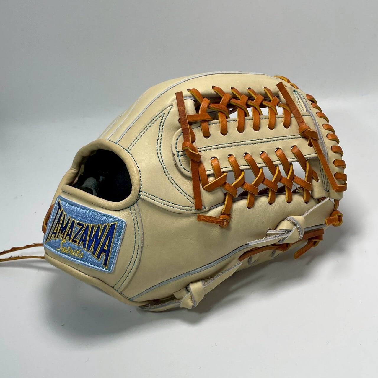 【軟式】玉澤 内野グローブ CHALLENGER TG-J900型 本体キャメル 紐タン|タマザワ