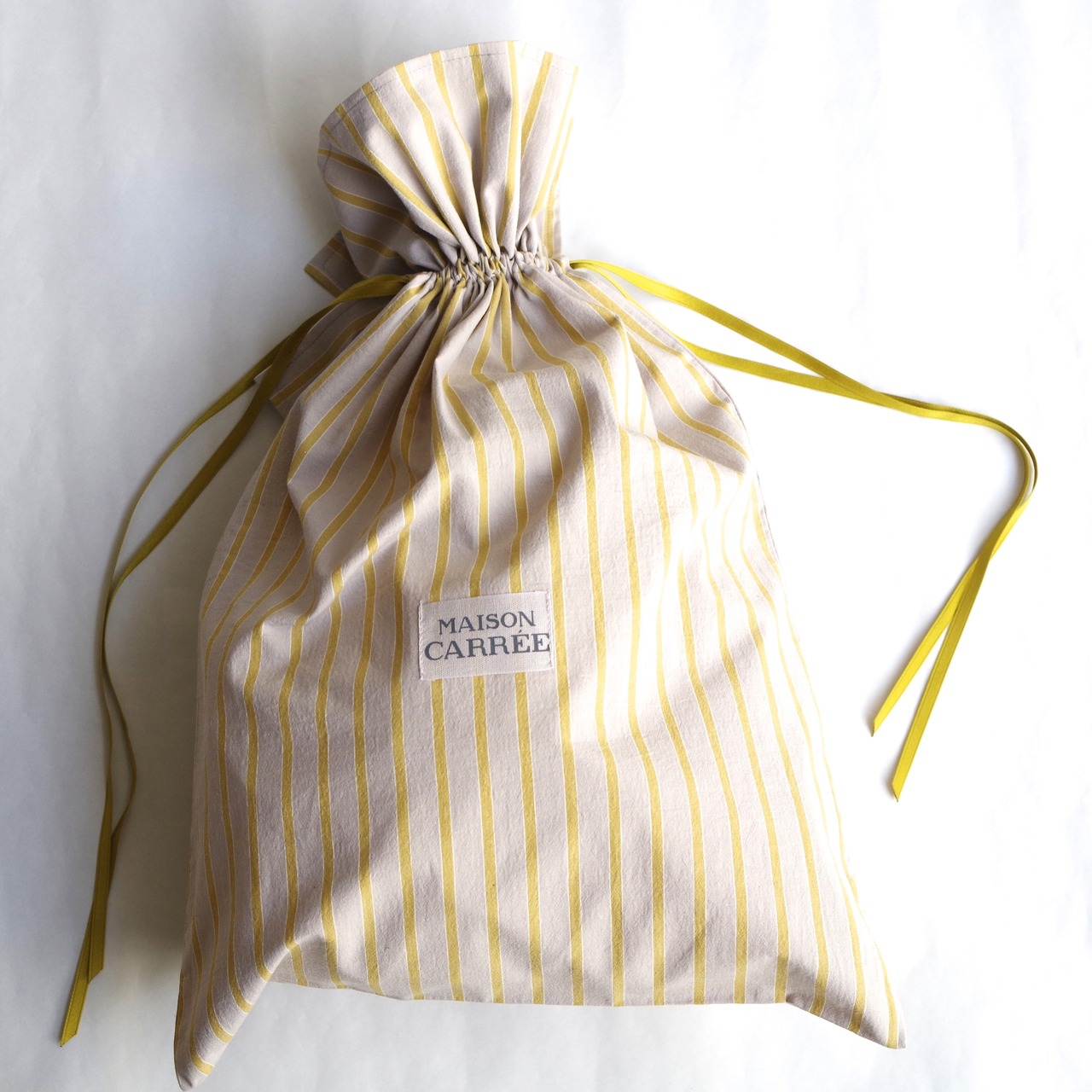 MAISON CARRÉE CASHMERE Fringe STOLE "BROWN"