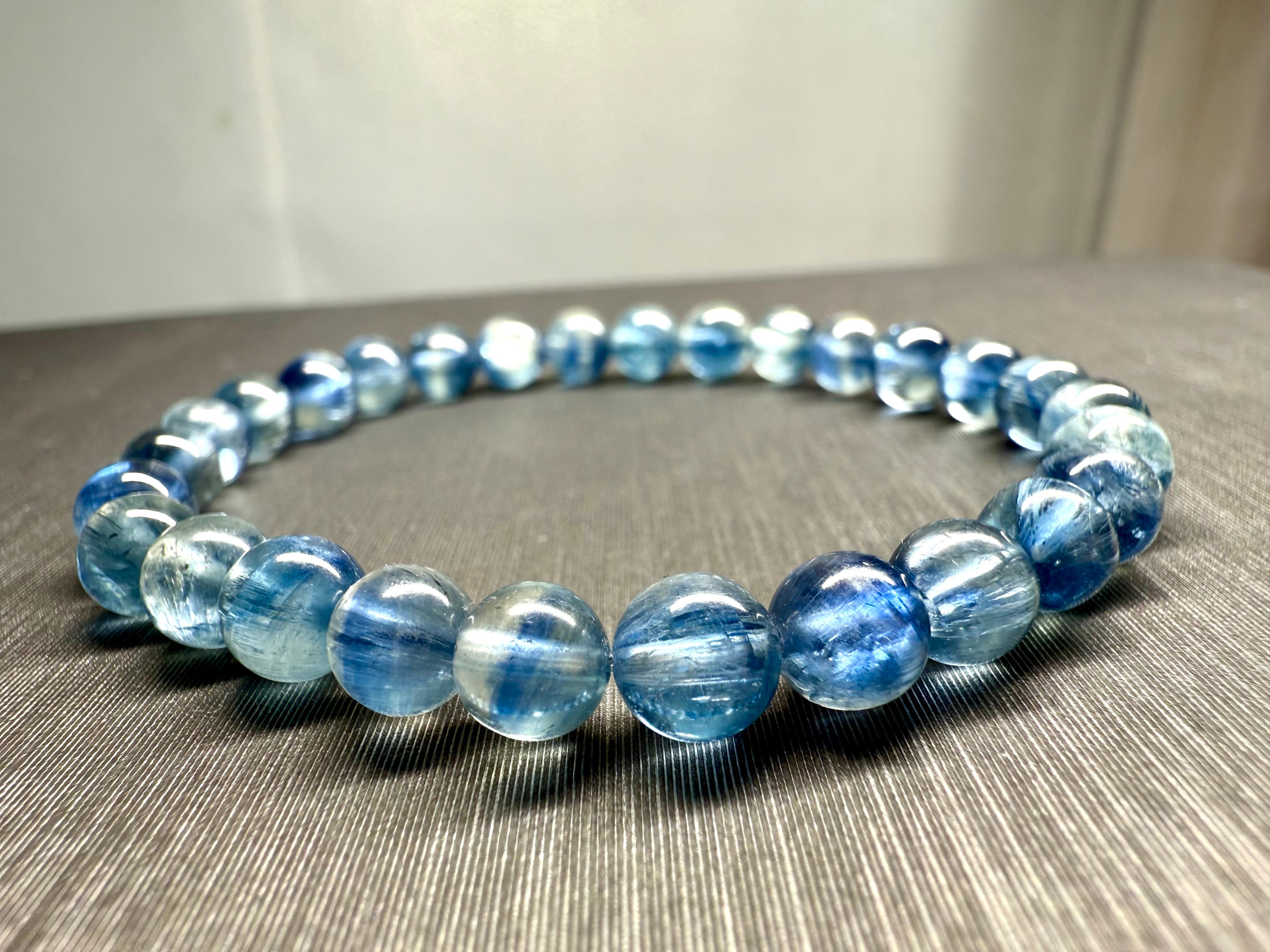 11.6ミリ⭐希少⭐パープルリビアングラスブレスレット fb10wbr146_1.jpg