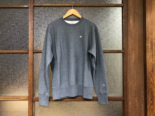 CHAMPION REVERSE WEAVE CLASSIC CREW SWEAT (CHARCOAL GREY)