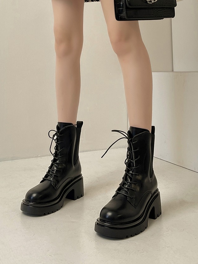 ブーツオータムウィンターレースショートレッドスタイル 靴 シューズ 秋物 冬物 部族の婦人靴61789314050