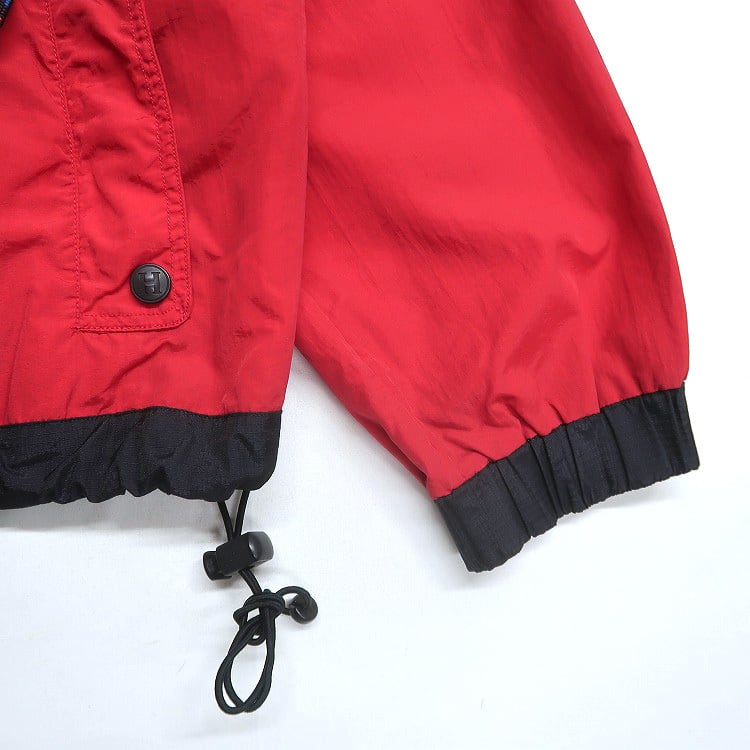 古着 90年代 TOMMY トミー ヒルフィガー ナイロン アノラックパーカー