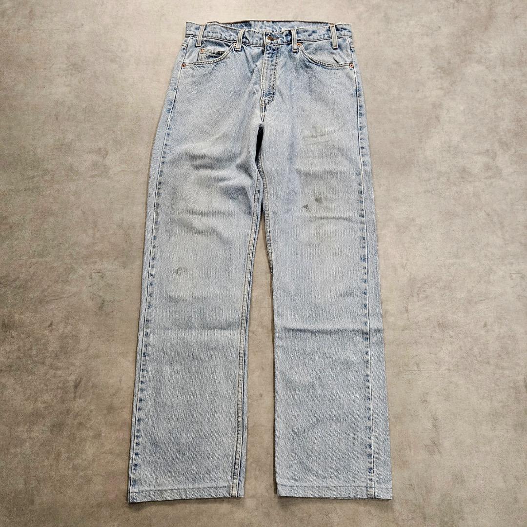 リーバイス505 Levis W36 ブルーデニム 青 90s 古着 17203