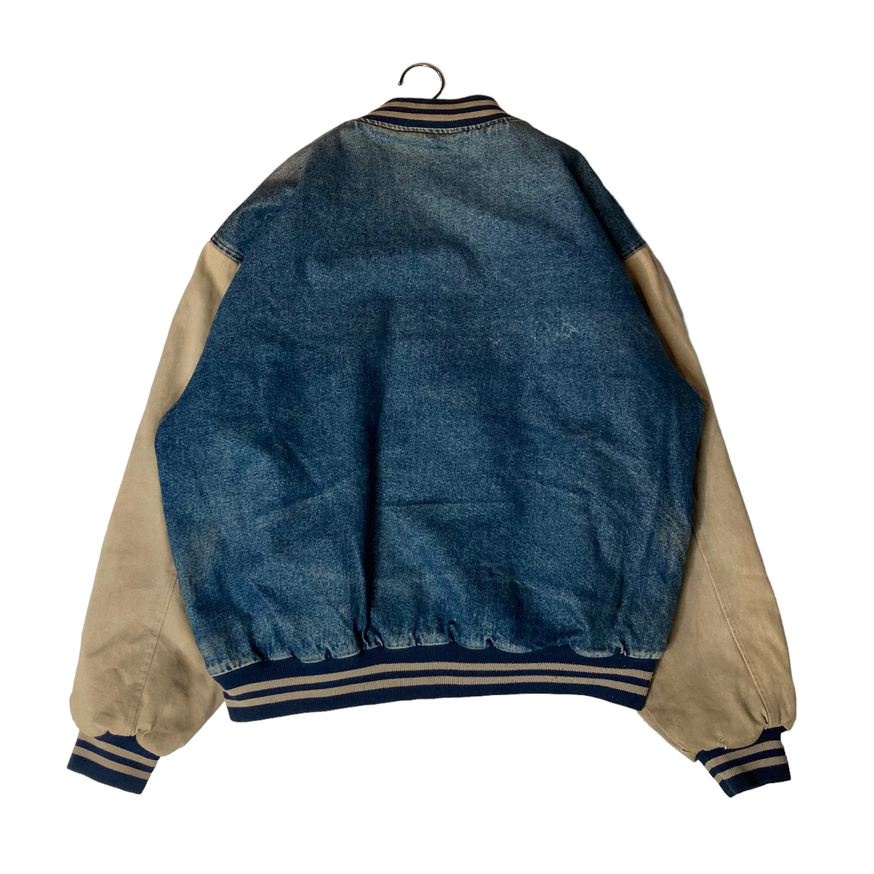 TODAYS NEWS デニムスタジャン XL コットン100% | 古着屋OLDGREEN